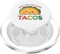Just A Girl Who Loves Tacos Mexican Food Lover Men Women PopSockets PopGrip para MagSafe
