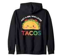 Just A Girl Who Loves Tacos Mexican Food Lover Men Women Sudadera con Capucha