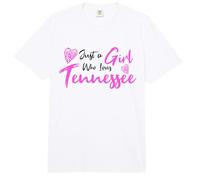 Just A Girl Who Loves Tennessee Comfort Colors Adult Heavyweight T-Shirt