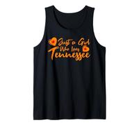 Just a Girl Who Loves Tennessee Cute Women, Girls, Tween Camiseta sin Mangas