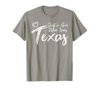 Just a Girl Who Loves Texas. Cute Women's Teen Girls Tween Camiseta