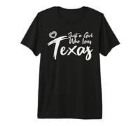 Just a Girl Who Loves Texas. Cute Women's Teen Girls Tween Camiseta Premium