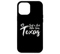Just a Girl Who Loves Texas. Cute Women's Teen Girls Tween Carcasa para iPhone 12 Pro MAX