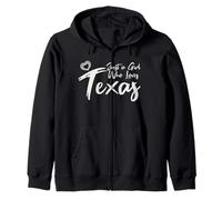 Just a Girl Who Loves Texas. Cute Women's Teen Girls Tween Sudadera con Capucha