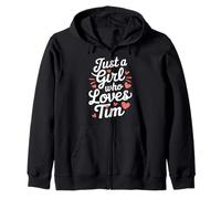 Just A Girl who loves TIM T-Shirt Cute TIM Sudadera con Capucha