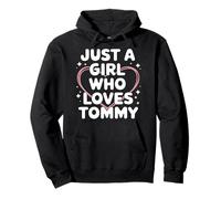 Just A Girl Who Loves Tommy T-Shirt Cute Tommy Sudadera con Capucha