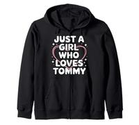 Just A Girl Who Loves Tommy T-Shirt Cute Tommy Sudadera con Capucha