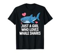 Just a Girl Who Loves Whale Sharks Cute Whale Shark Camiseta