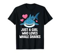 Just a Girl Who Loves Whale Sharks Cute Whale Shark Camiseta