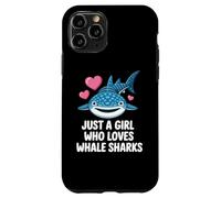 Just a Girl Who Loves Whale Sharks Cute Whale Shark Carcasa para iPhone 11 Pro