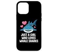 Just a Girl Who Loves Whale Sharks Cute Whale Shark Carcasa para iPhone 12 Mini
