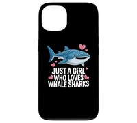 Just a Girl Who Loves Whale Sharks Cute Whale Shark Carcasa para iPhone 13