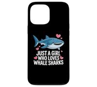 Just a Girl Who Loves Whale Sharks Cute Whale Shark Carcasa para iPhone 13 Pro MAX