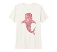 Just A Girl Who Loves Whale Sharks Floral Camiseta Premium