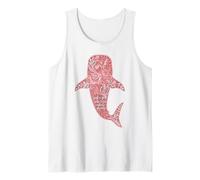 Just A Girl Who Loves Whale Sharks Floral Camiseta sin Mangas