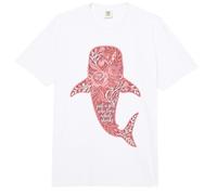 Just A Girl Who Loves Whale Sharks Floral Comfort Colors Adult Heavyweight T-Shirt
