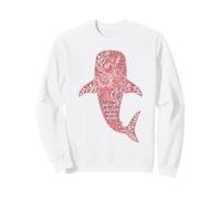 Just A Girl Who Loves Whale Sharks Floral Sudadera