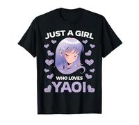 Just A Girl Who Loves Yaoi Manga BL Gay Anime Manga Fujoshi Camiseta