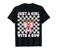 Just A Girl with A Bow Flecha Arco Caza Tiro con Arco Chica Arquero Camiseta