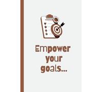 Just a Girl with Goals: Motivational Notebook for Teen Girls | Wide Ruled | 6x9 Inch | 120 Pages | Back to School Aesthetic Journal with Quote Cover