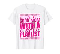 Just A Good Mom What A Hood Lista de reproducción Día de la Madre D Camiseta