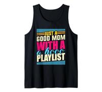 Just A Good Mom What A Hood Lista de reproducción Día de la Madre D Camiseta sin Mangas