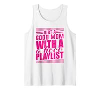 Just A Good Mom What A Hood Lista de reproducción Día de la Madre D Camiseta sin Mangas