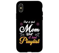 Just A Good Mom What A Hood Lista de reproducción Día de la Madre D Carcasa para iPhone X/XS