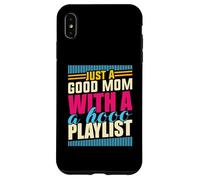 Just A Good Mom What A Hood Lista de reproducción Día de la Madre D Carcasa para iPhone XS MAX