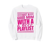 Just A Good Mom What A Hood Lista de reproducción Día de la Madre D Sudadera