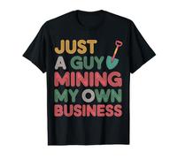 Just A Guy Mining My Own Business Broma de criptomonedas |- Camiseta gráfica económica