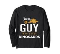 Just A Guy Who Loves Dinosaurs Paleontologist Paleontology A Manga Larga