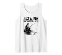 Just a Jerk Waiting for a Jerk Angler Design Camiseta sin Mangas