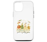 Just a Jolly Goose Christmas Watercolor Parade Carcasa para iPhone 12/12 Pro