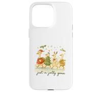 Just a Jolly Goose Christmas Watercolor Parade Carcasa para iPhone 15 Pro MAX