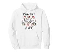Just a Jolly Goose Silly Christmas Festive Goose on Loose Sudadera con Capucha