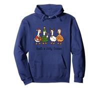 Just A Jolly Goose Xmas Funny Merry Christmas Sudadera con Capucha