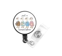 Just A Licensed Listener Gift Mental Health Counselor Goose Game Player Gifts Therapy Badge Reel (Licensed Listener Badge UK)