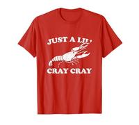 Just A Lil' Cray Cray Cray Funny Sarcastic Crawfish Camiseta