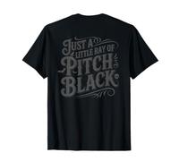 Just A Little Ray of Pitch Black Halloween Goth Gothic Punk Camiseta