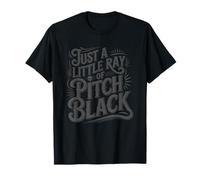 Just A Little Ray of Pitch Black Halloween Goth Gothic Punk Camiseta