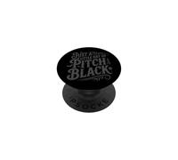 Just A Little Ray of Pitch Black Halloween Goth Gothic Punk PopSockets PopGrip Adhesivo
