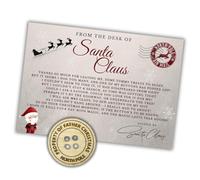 Just A Little Something Relleno de caja de Nochebuena | Llave mágica de Papá Noel | Comida de renos | Naughty Nice | Nochebuena | Calcetín (botón que falta de Papá Noel)