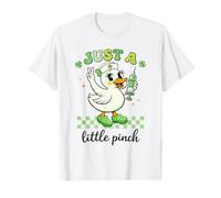 Just A Pinch: Enfermera del Día de San Patricio, Divertida Enfermera Amante de los Patos Camiseta
