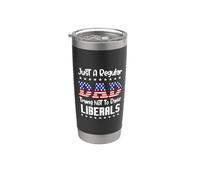Just A Regular Dad Trying Not To Raise Liberals For Dad Vaso térmico de acero inoxidable de doble pared