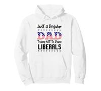Just A Regular Dad Trying Not To Raise Liberals For Dads Sudadera con Capucha