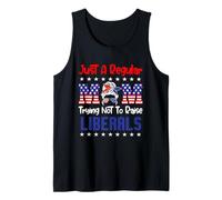 Just A Regular Mom Trying Not To Raise Liberals For Moms Camiseta sin Mangas