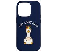 Just A Silly Goose On The Loose Funny Meme Niños Niñas Carcasa para iPhone 14 Pro