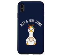 Just A Silly Goose On The Loose Funny Meme Niños Niñas Carcasa para iPhone XS MAX