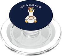 Just A Silly Goose On The Loose Funny Meme Niños Niñas PopSockets PopGrip para MagSafe